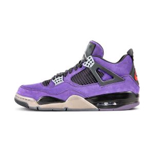 Travis Scott x Air Jordan 4 Retro 'Purple Suede - Black Midsole'